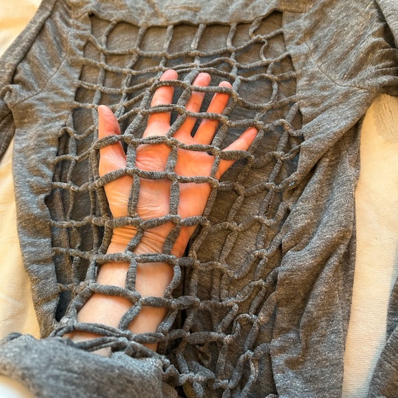 Chaser Charcoal Long Sleeve Women's Top - Picture 5 of 7